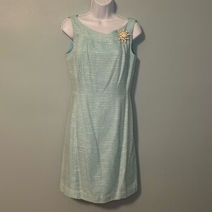 NWT Lilly Pulitzer Preppy Patt Dress, Shorely Blue, Swirly Boucle